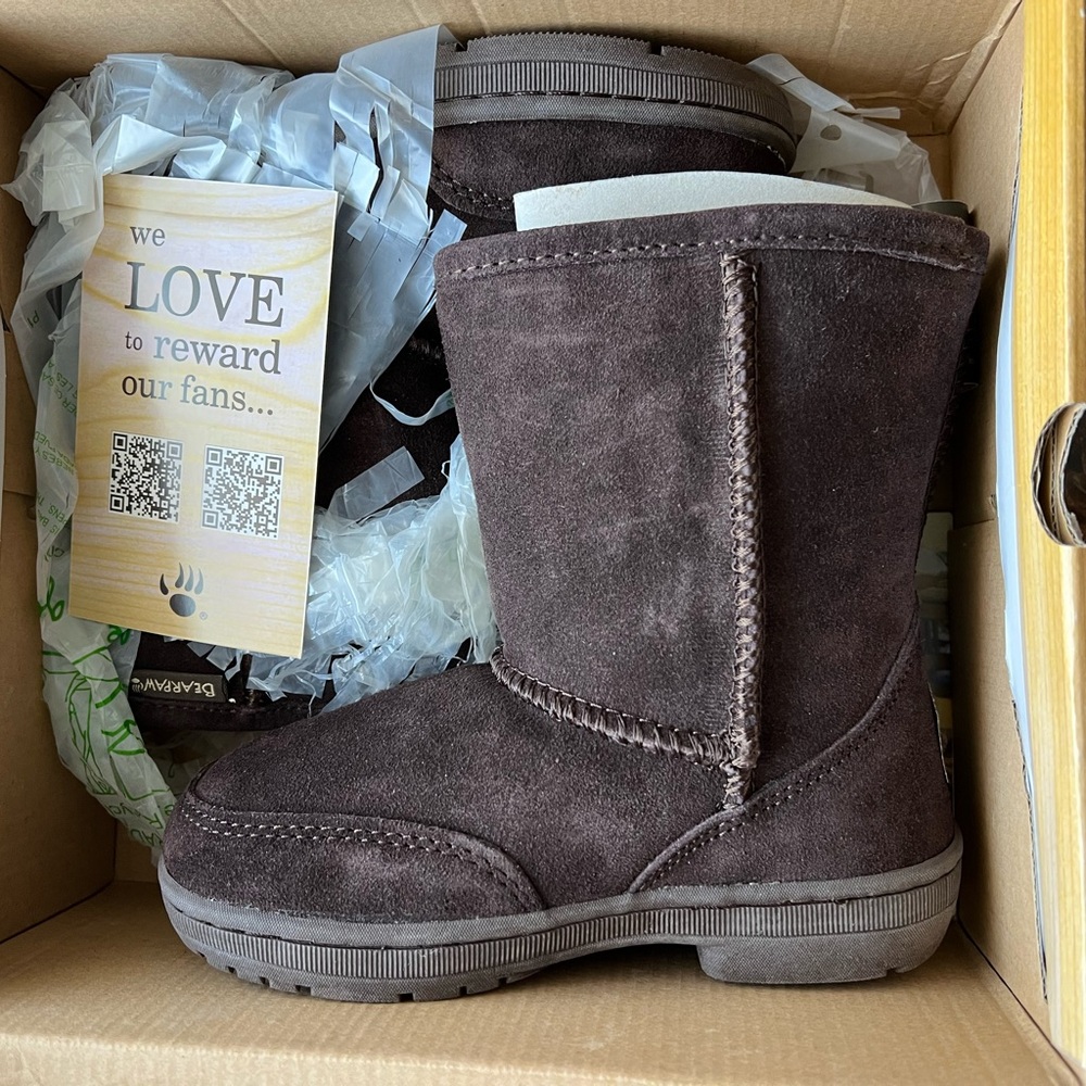 BearPaw Kids Chocolate Brown Boots - Picture 5 of 6